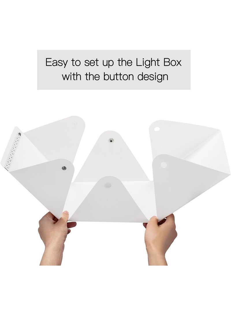 Arabest Folding Photo Studio Kit Box with LED Light for Photographing Shooting Tent for Small Size Itens（20*20*20cm) - Image 4